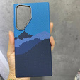 MagSafe's Samsung Galaxy S24 Ultra Case, Carbon Fiber, blue / navy