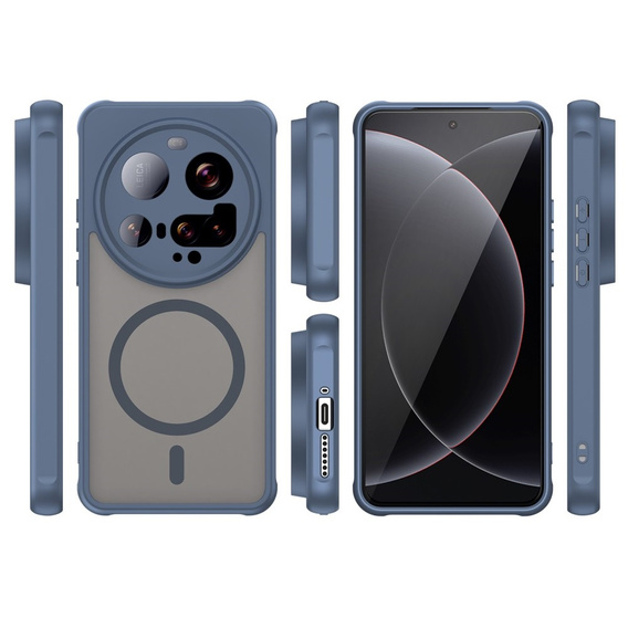Case for Xiaomi 15 Ultra, for MagSafe, ERBORD Matt Case, blue