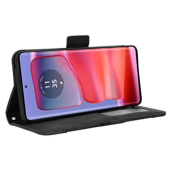 Flip case for Motorola Edge 50 Pro, Card Slot, black