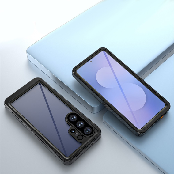 Samsung Galaxy S26 Ultra case, IP68 waterproof Redpepper, black