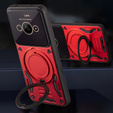 Armored Case for Xiaomi Redmi A3, Magnetic Ring, red