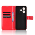 Flip case for Oppo A40 / Oppo A40m, Crazy Horse Wallet, red