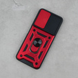 Case for Xiaomi Redmi 12, CamShield Slide, red