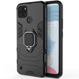 Case for Realme C21Y, Kickstand Ring, black