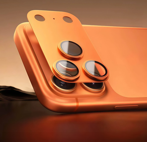 2x ERBORD tempered glass for iPhone 17 Pro Max camera island