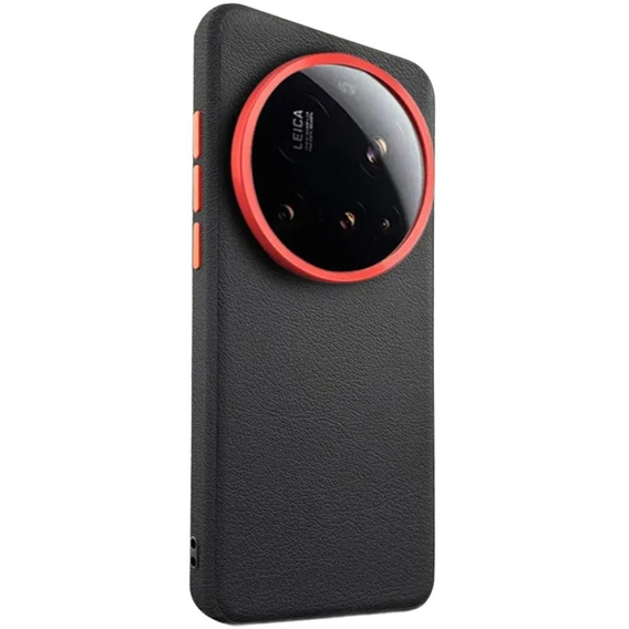 Leather case for Xiaomi 15 Ultra, leather hybrid, black