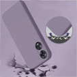 Case for Oppo A78 5G, Silicone Lite, purple