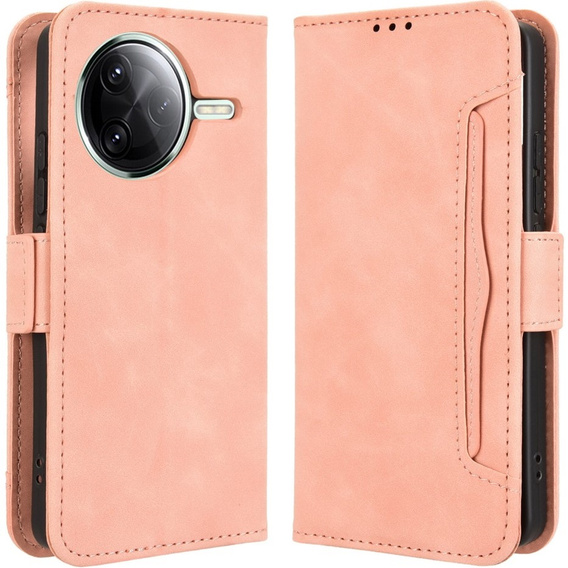 Flip case for Xiaomi Poco F7 Ultra, Card Slot, pink