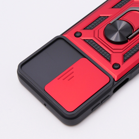 Case for Motorola Moto G54 5G, CamShield Slide, red