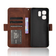Flip case for Infinix Hot 50i 4G, Card Slot, brown