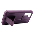 Armored case for Samsung Galaxy S21 FE, Dexnor Full Body, dark purple