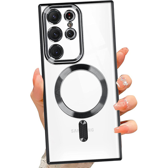 Case for Samsung Galaxy S23 Ultra, MagSafe Hybrid, black