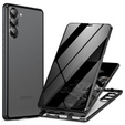 Case for Samsung Galaxy S24, Privacy Dual Glass, black