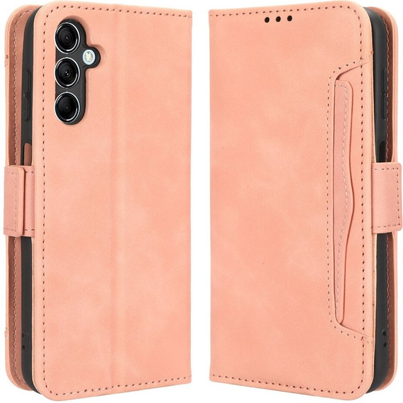 Flip case for Samsung Galaxy M34, Card Slot, pink
