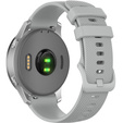 Silicone strap for 18mm do Garmin Vivomove 3S / Vivoactive 4S, Grey