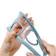 Case for iPhone 13 / iPhone 14, for MagSafe, Cute Cat, blue + Screen Glass