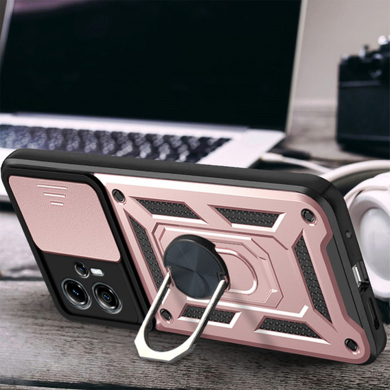 Case for Motorola Moto G13 / G23, CamShield Slide, pink rose gold