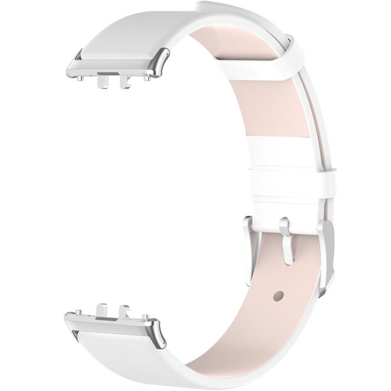 Leather Strap for Samsung Galaxy Fit 3, White