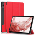 Case for Samsung Galaxy Tab S9 Plus, Smartcase with stylus space, red