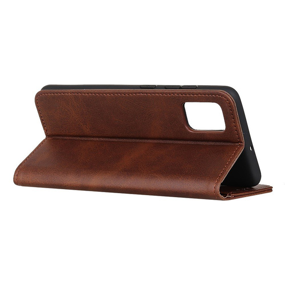 Flip case for Samsung Galaxy M51, Split Leather, brown