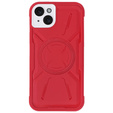 Case for iPhone 15 Plus, ERBORD Armor Mag, red