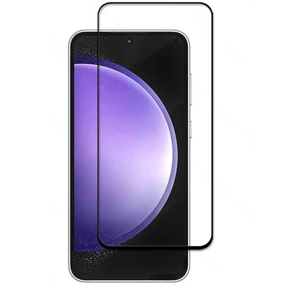 3D Tempered Glass for Samsung Galaxy S24 FE, black frame