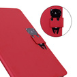 Case for Lenovo Tab M10 Plus 10.6 Gen 3, with flap, animal, red
