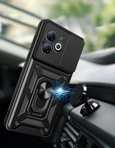 Case for Infinix Hot 40i, CamShield Slide, black