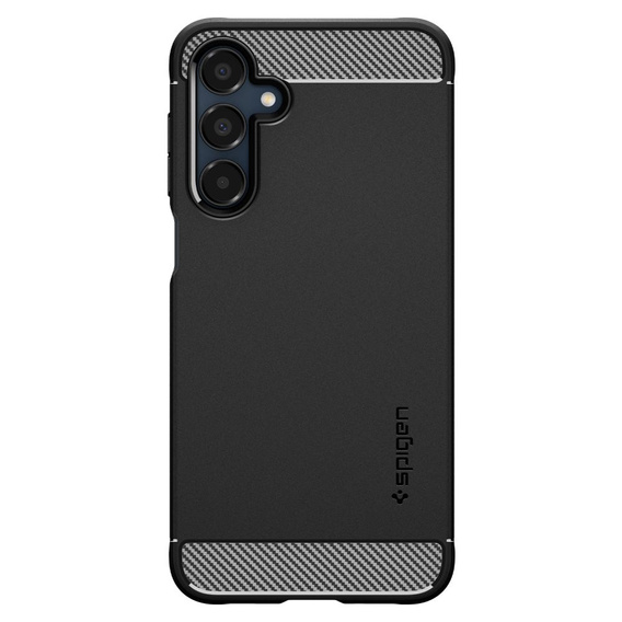 Spigen case for Samsung Galaxy A16 4G/ 5G, Rugged Armor MagSafe, black + Tempered Glass 9H