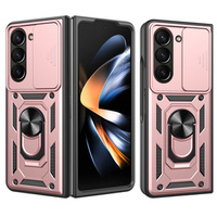 Case for Samsung Galaxy Z Fold5 5G, CamShield Slide, pink rose gold