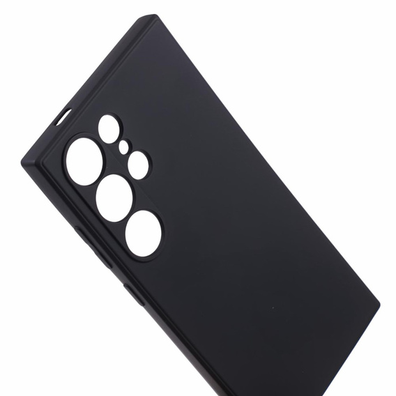 Case for Samsung Galaxy S24 Ultra, Silicone Lite, black