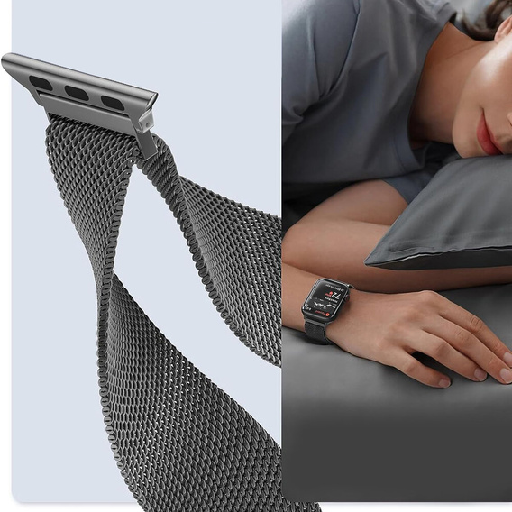 Milanese bracelet for Apple Watch 1/2/3/4/5/6/7/8/SE/ULTRA (42/44/45/49 MM) - Black