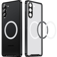 Camera Protection Case for Samsung Galaxy S24+ Plus, CamShield MagSafe, transparent / black