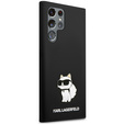 Karl Lagerfeld Silicone Choupette for Samsung Galaxy S24 Ultra