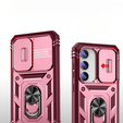 Case for Samsung Galaxy S23 Plus, CamShield Slide, pink / red