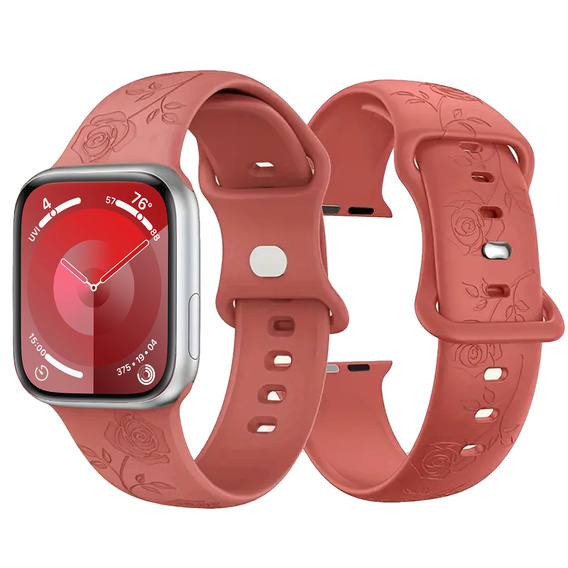 Silicone Strap for Apple Watch 1/2/3/4/5/6/7/8/9/SE 38/40/41/mm.