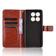 Flip case for Xiaomi 14T, Crazy Horse Wallet, brown