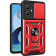 Case for Motorola Moto G14, CamShield Slide, red