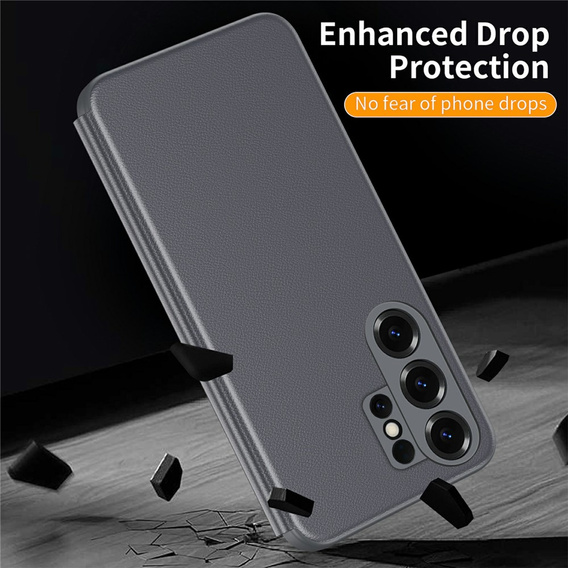 Smart View Window Leather Case for Samsung Galaxy S26 Ultra