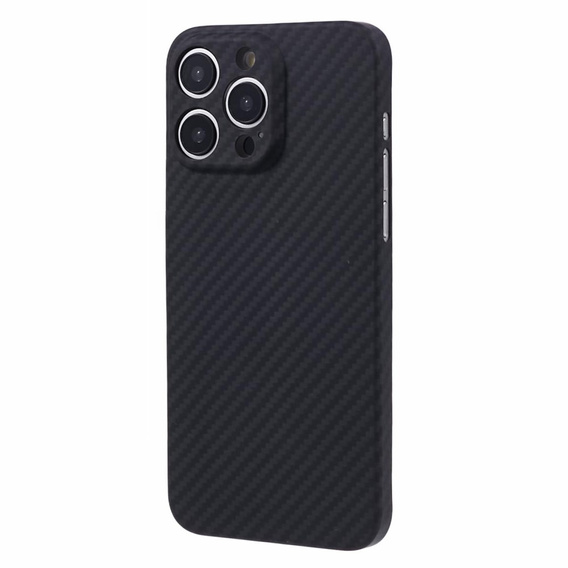 Case for iPhone 15 Pro Max, Aramid Fiber Cover, black