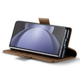 CASEME flip case for Samsung Galaxy Z Fold6 5G, Litchi Wallet, brown