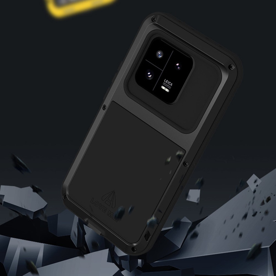 Love Mei Case for Xiaomi 13 Pro, armored without glass, black