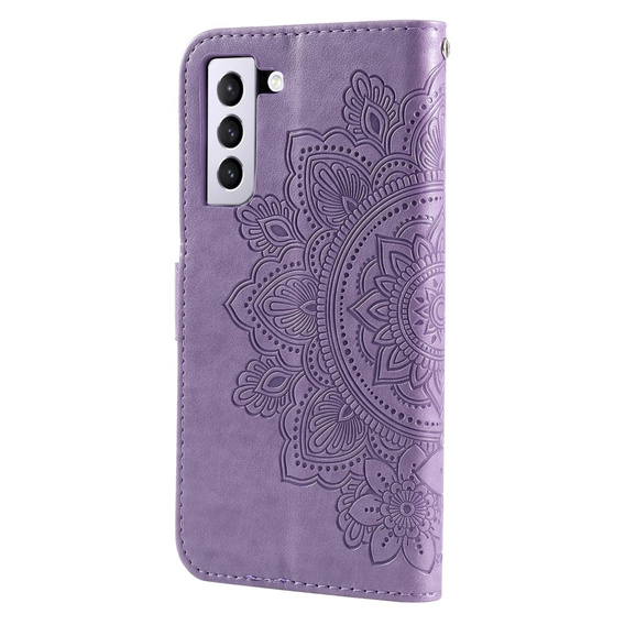Flip case for Samsung Galaxy S21 FE, Mandala, purple