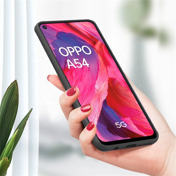 Case for Oppo A54 5G / A74 5G / A93 5G, Silicone Lite, black