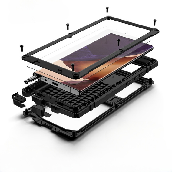 Armored case for Samsung Galaxy Note 20 Ultra, R-JUST, black