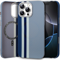 MagSafe's iPhone 16 Pro Max Case, Carbon Fiber, blue