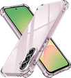 Case for Samsung Galaxy A56, Erbord Dropproof, transparent + Glass