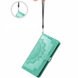 Flip case for Oppo A60, Mandala, green