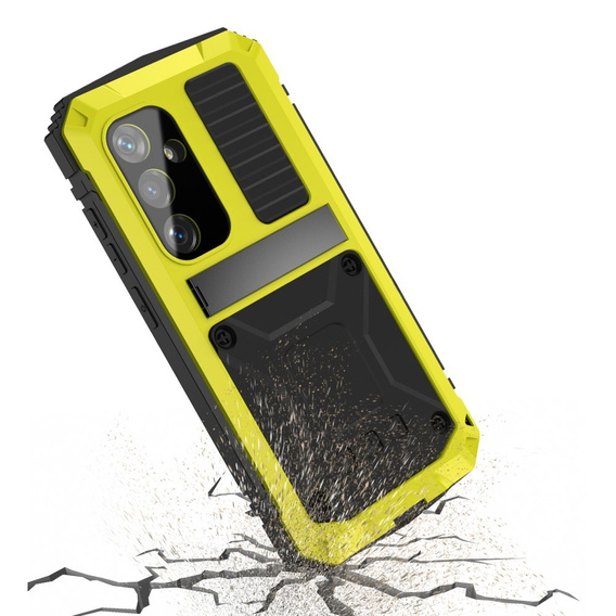 Armored case for Samsung Galaxy S25, R-JUST, yellow