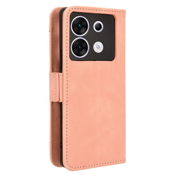 Flip case for Infinix Zero 30 5G, Card Slot, pink